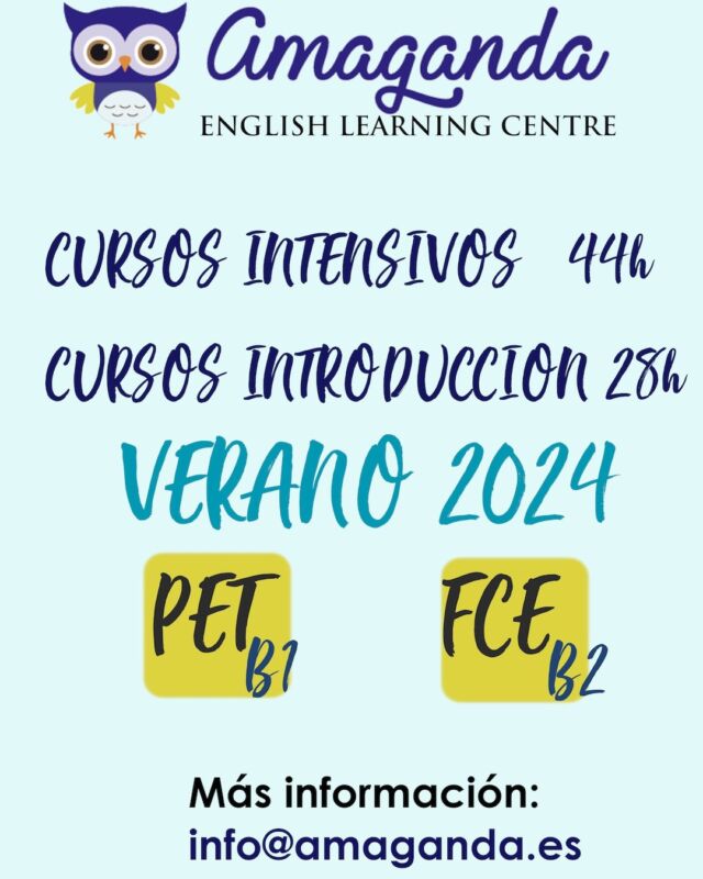 Cursos de verano. ¡Anímate!. Enjoy and learn! #learnenglish